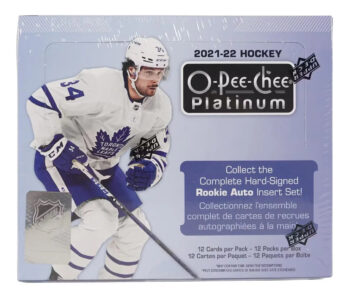2021/22 O-Pee-Chee Platinum Hockey Hobby Box