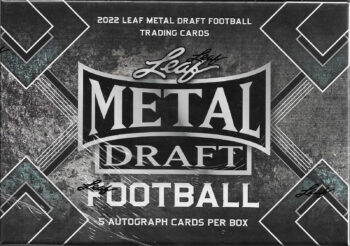 2022 Leaf Metal Draft Football Hobby Box