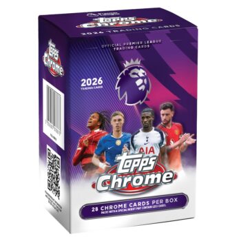 2026 Topps Premier League Chrome Soccer Blaster Box 40 Box Case