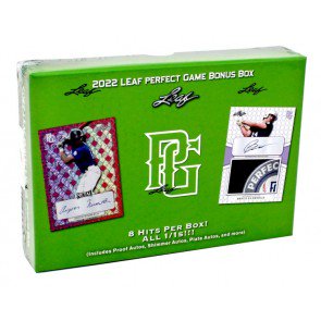 2022 Leaf Perfect Game Baseball Bonus Box