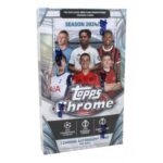 2024/25 Topps UEFA Club Competitions Chrome Soccer Hobby 12 Box Case