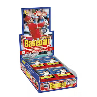 2026 Topps Heritage Baseball Hobby 12 Box Case