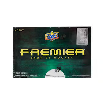 2024/25 Upper Deck Premier Hockey Hobby Box