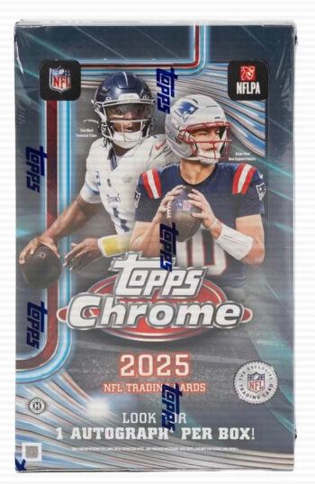 2025 Topps Chrome Football Hobby Box