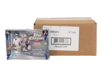 2025 Topps Chrome Football Breakers' Delight 6 Box Case