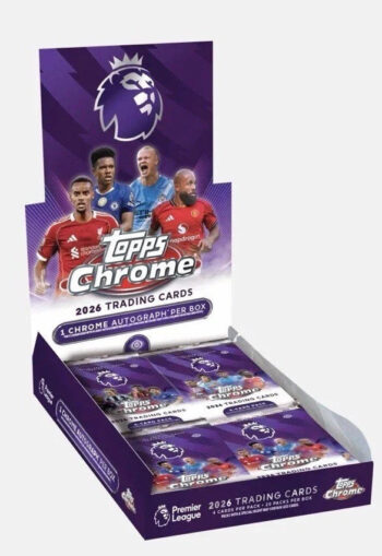2026 Topps Chrome Premier League Soccer Hobby Box