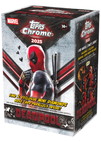 2025 Topps Chrome Marvel Deadpool Blaster Box