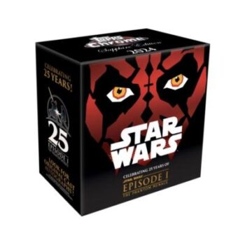 Star Wars: The Phantom Menace Chrome Sapphire Edition Hobby Box