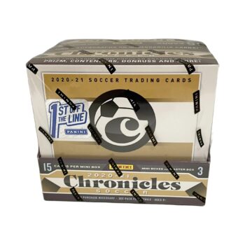 2020-21 Panini Chronicles Soccer 1st Off The Line Hobby Box