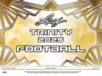 2025 Leaf Trinity Football Jumbo Box